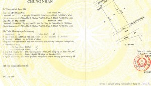 Bán đất thổ Phố Bàu Lách, Xã Phạm Văn Cội, Huyện Củ Chi. DT: 29m x 70m, diện tích: 2030m2 giá: 5.9 tỷ