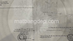 Bán đất thổ Đường 1, Xã Phước Hiệp, Huyện Củ Chi. DT: 20m x 40m, diện tích: 800m2 giá: 4.0 tỷ, 5 triệu/m2, 200 triệu/mét ngang