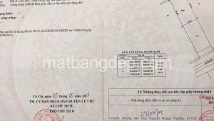 Bán nhà mặt tiền 549_45 Đường 1, Xã Phạm Văn Cội, Huyện Củ Chi. DT: 10m x 43m, diện tích: 430m2 giá: 3.5 tỷ
