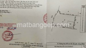 Bán đất thổ Đường 1, Xã Trung An, Huyện Củ Chi. DT: 75m x 35m, diện tích: 2625m2 giá: 5.1 tỷ, 1.94 triệu/m2, 68 triệu/mét ngang