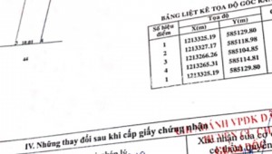 Bán đất thổ Đường 1, Xã Phước Vĩnh An, Huyện Củ Chi. DT: 10m x 65m, diện tích: 650m2 giá: 8.0 tỷ, 12.31 triệu/m2, 800 triệu/mét ngang