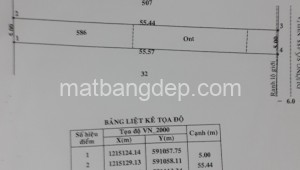 Bán đất thổ Đường 1, Xã Trung An, Huyện Củ Chi. DT: 5m x 55m, diện tích: 275m2 giá: 5.0 tỷ, 18.18 triệu/m2, 1000 triệu/mét ngang