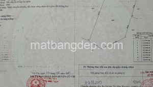 Bán đất thổ Đường 1, Xã Tân Thạnh Đông, Huyện Củ Chi. DT: 57m x 100m, diện tích: 5700m2 giá: 6.3 tỷ