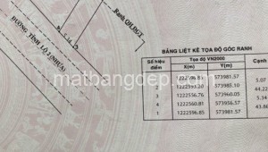 Bán đất thổ Đường Tỉnh Lộ 2, Xã Trung Lập Thượng, Huyện Củ Chi. DT: 6m x 45m, diện tích: 270m2 giá: 2.5 tỷ, 9.26 triệu/m2, 416.67 triệu/mét ngang