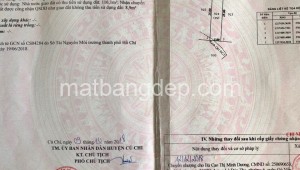 Bán đất thổ Đường 1, Xã Phước Hiệp, Huyện Củ Chi. DT: 5m x 25m, diện tích: 125m2 giá: 1.350 tỷ, 10.8 triệu/m2, 270 triệu/mét ngang