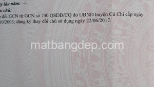 Bán đất thổ Đường Hồ Văn Tắng, Xã Tân Phú Trung, Huyện Củ Chi. DT: 8m x 54m, diện tích: 432m2 giá: 9.0 tỷ, 20.83 triệu/m2, 1125 triệu/mét ngang