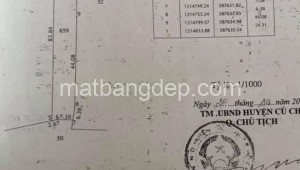 Bán đất vườn Đường Tỉnh lộ 8, Xã Tân Thạnh Tây, Huyện Củ Chi. DT: 10m x 100m, diện tích: 1000m2 giá: 7.0 tỷ, 7 triệu/m2, 700 triệu/mét ngang
