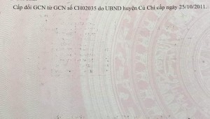 Bán đất thổ 1 Đường Tỉnh lộ 8, Xã Tân An Hội, Huyện Củ Chi. DT: 10m x 50m, diện tích: 797m2 giá: 9.5 tỷ, 11.92 triệu/m2, 950 triệu/mét ngang