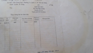 Bán đất thổ Xã Tân Phú Trung, Huyện Củ Chi. DT: 7m x 30m, diện tích: 189m2 giá: 3.7 tỷ, 19.58 triệu/m2, 528.57 triệu/mét ngang