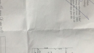 Bán đất thổ Xã Tân Phú Trung, Huyện Củ Chi. DT: 9m x 24m, diện tích: 168m2 giá: 2.350 tỷ, 13.99 triệu/m2, 261.11 triệu/mét ngang