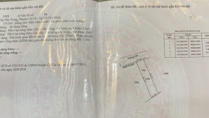 Bán đất thổ Xã Tân Phú Trung, Huyện Củ Chi. DT: 5m x 25m, diện tích: 119m2 giá: 2.1 tỷ, 17.65 triệu/m2, 420 triệu/mét ngang