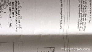 Bán đất thổ Xã Tân Thông Hội, Huyện Củ Chi. DT: 5m x 35m, diện tích: 171m2 giá: 2.750 tỷ, 16.08 triệu/m2, 550 triệu/mét ngang