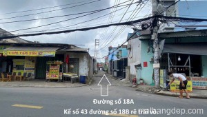 Bán nhà 8/5 Đường số 18A Phường Bình Hưng Hòa A Quận Bình Tân