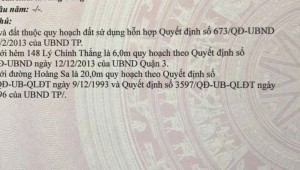 Bán nhà 691 Hoàng Sa Võ Thị Sáu Quận 3