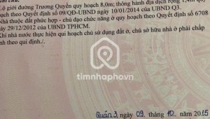 Bán nhà 22 Trương Quyền Võ Thị Sáu Quận 3