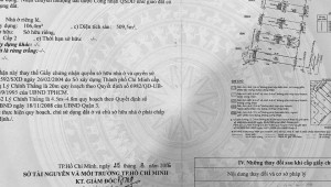 Bán nhà 76Thửa: 125Tờ: 26 Lý Chính Thắng Võ Thị Sáu Quận 3