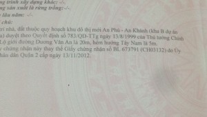 Bán nhà 107 Dương Văn An An Phú Thành phố Thủ Đức