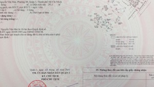 Bán nhà 36Thửa: 401Tờ: 46 Nguyễn Văn Mai Võ Thị Sáu Quận 3