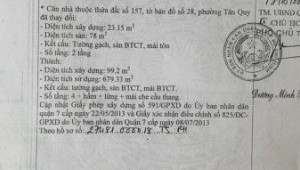 Bán nhà 2 Số 85 Tân Quy Quận 7