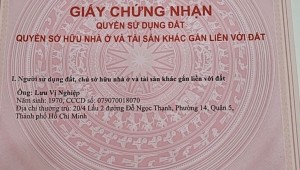 Bán nhà 31/9 Phan Huy Chú Phường 10 Quận 5