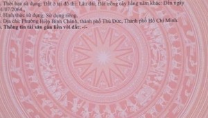 Bán nhà 1056 Phạm Văn Đồng Hiệp Bình Chánh Thành phố Thủ Đức