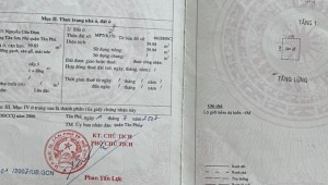 Bán nhà 70/1 Hoa Bằng Tân Sơn Nhì Quận Tân Phú