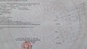 Bán nhà 873 Âu Cơ Tân Sơn Nhì Quận Tân Phú