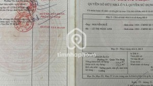 Bán nhà 979-979A Âu Cơ Tân Sơn Nhì Quận Tân Phú