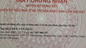 Bán nhà 30 Nguyễn Đỗ Cung Tây Thạnh Quận Tân Phú
