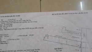 Bán nhà 771 Lũy Bán Bích Tây Thạnh Quận Tân Phú