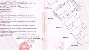 Bán nhà 76 Lưu Chí Hiếu Tây Thạnh Quận Tân Phú