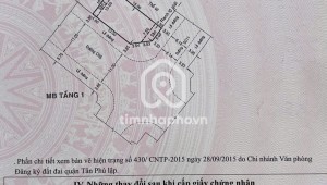Bán nhà 123-125 DC11 Sơn Kỳ Quận Tân Phú