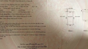 Bán nhà 34 Dương Thiệu Tước Tân Quý Quận Tân Phú