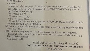 Bán nhà 189 Tân Quý Tân Quý Quận Tân Phú