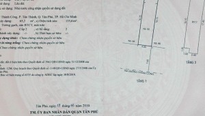 Bán nhà 82 Thành Công Tân Thành Quận Tân Phú