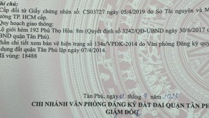 Bán nhà 192/47 Phú Thọ Hòa Phú Thọ Hòa Quận Tân Phú