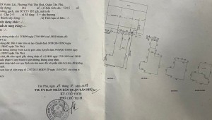 Bán nhà 419 Vườn Lài Phú Thọ Hòa Quận Tân Phú