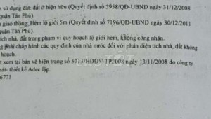 Bán nhà 155/5 Phú Thọ Hòa Phú Thọ Hòa Quận Tân Phú