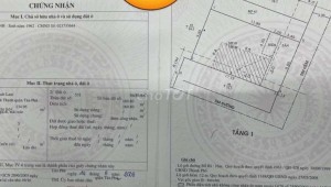 Bán nhà 326/13Thửa: 531Tờ: 56 Thạch Lam Phú Thạnh Quận Tân Phú