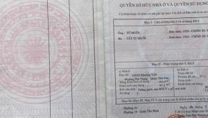 Bán nhà 325/23 Khuông Việt Phú Trung Quận Tân Phú