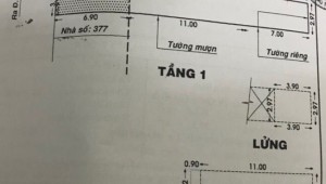 Bán nhà 388-390 Lũy Bán Bích Hòa Thạnh Quận Tân Phú