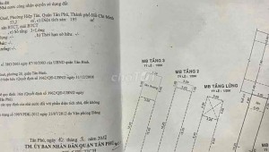 Bán nhà 113 Dương Khuê Hiệp Tân Quận Tân Phú