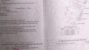 Bán nhà 47Thửa: 62Tờ: 20 Ngụy Như Kon Tum Hiệp Tân Quận Tân Phú