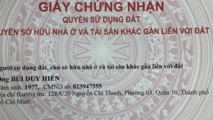Bán nhà 110/32A Tô Hiệu Hiệp Tân Quận Tân Phú