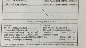 Bán nhà 88 Mạc Thị Bưởi Bến Nghé Quận 1
