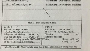 Bán nhà 88 Mạc Thị Bưởi Bến Nghé Quận 1