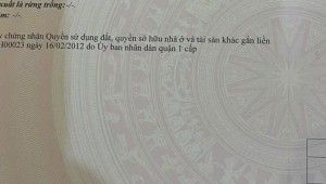 Bán nhà 130 Nguyễn Trãi Bến Thành Quận 1