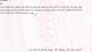 Bán nhà 46 Nguyễn Văn Tráng Bến Thành Quận 1