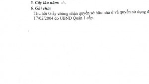 Bán nhà 150/43 Nguyễn Trãi Bến Thành Quận 1
