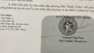 Bán nhà 15-17 Trương Định Bến Thành Quận 1